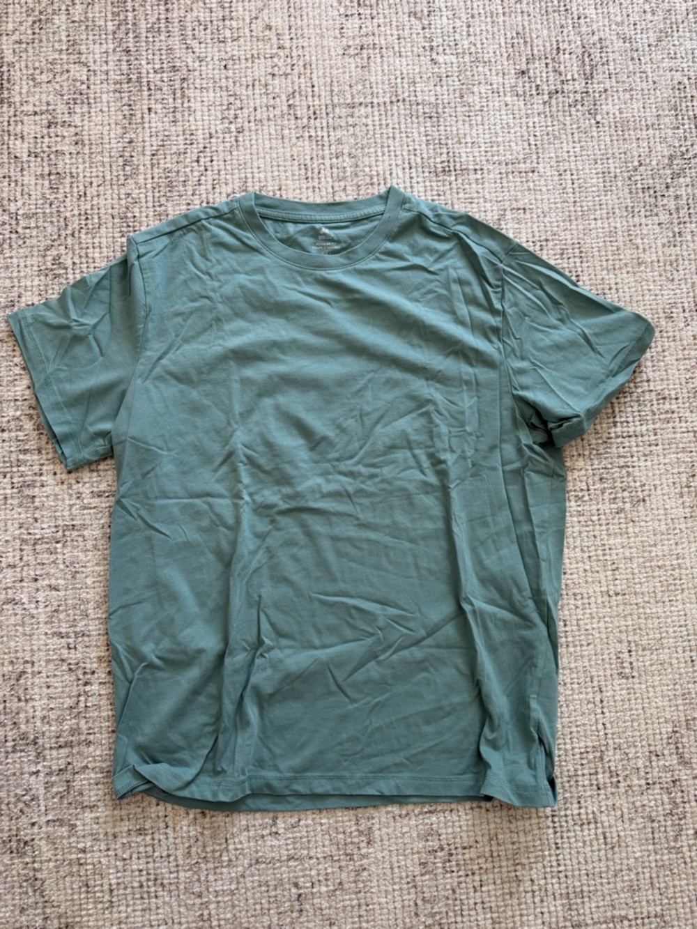 H&M Men's Short Sleeve Crew Tee in Teal